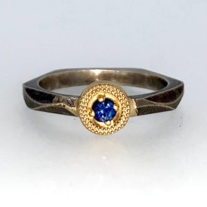 Blue Sapphire Stacking Ring