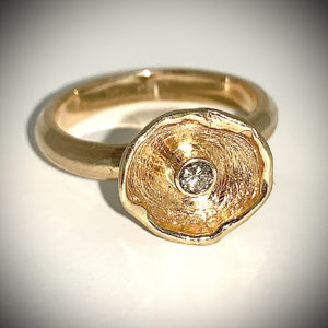 Golden Blossom Ring