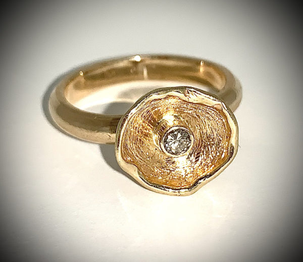 Golden Blossom Ring