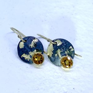 Citrine earrings 2 carats